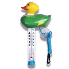 Термометр для бассейна плавающий TM08CB/18 Утка "Святой Патрик"